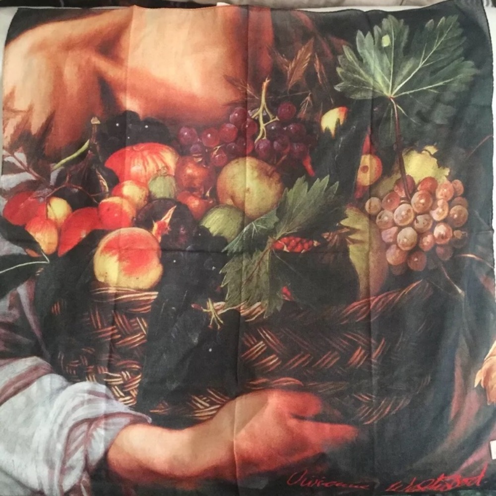 Vivienne Westwood Caravaggio scarf new with tags
